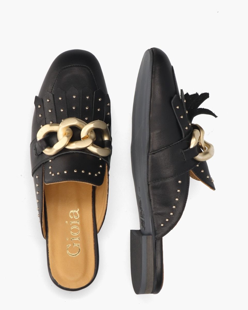 Wynne Zwart Damesloafers