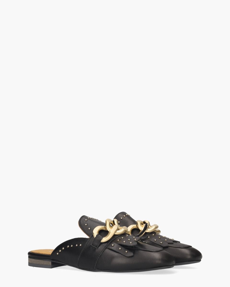 Wynne Zwart Damesloafers
