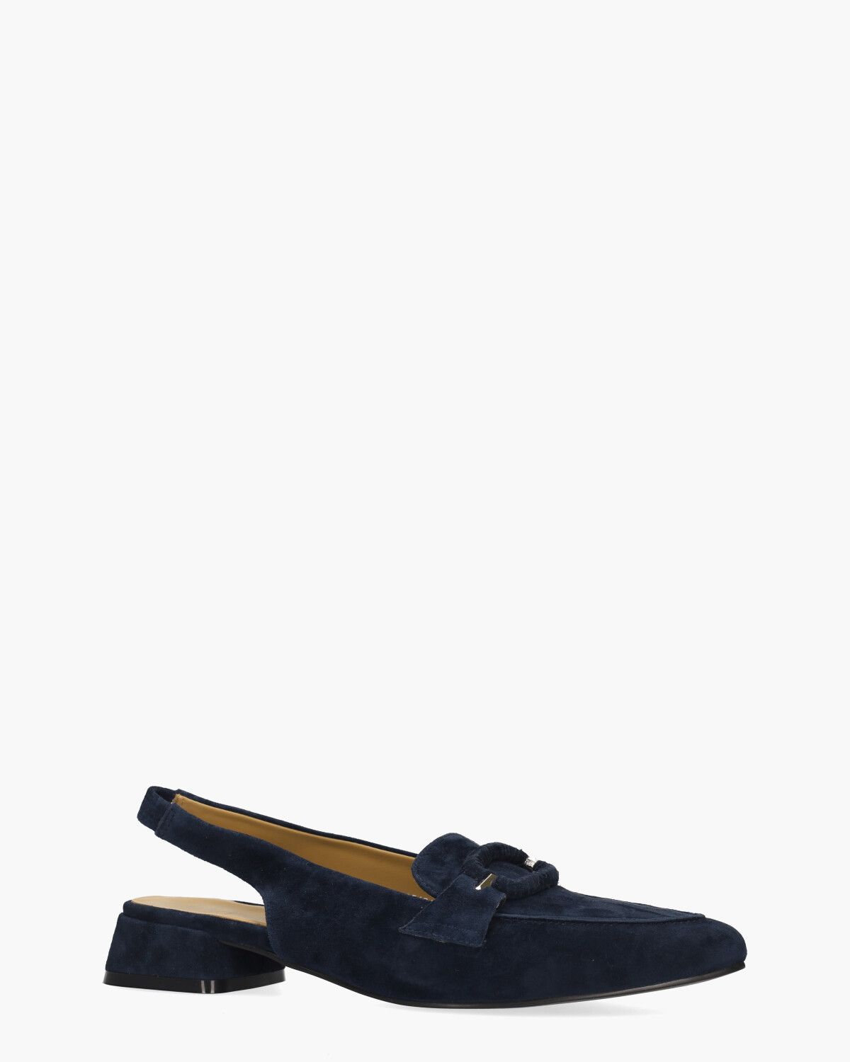 Wasima Donkerblauw Dames Slingbackloafers