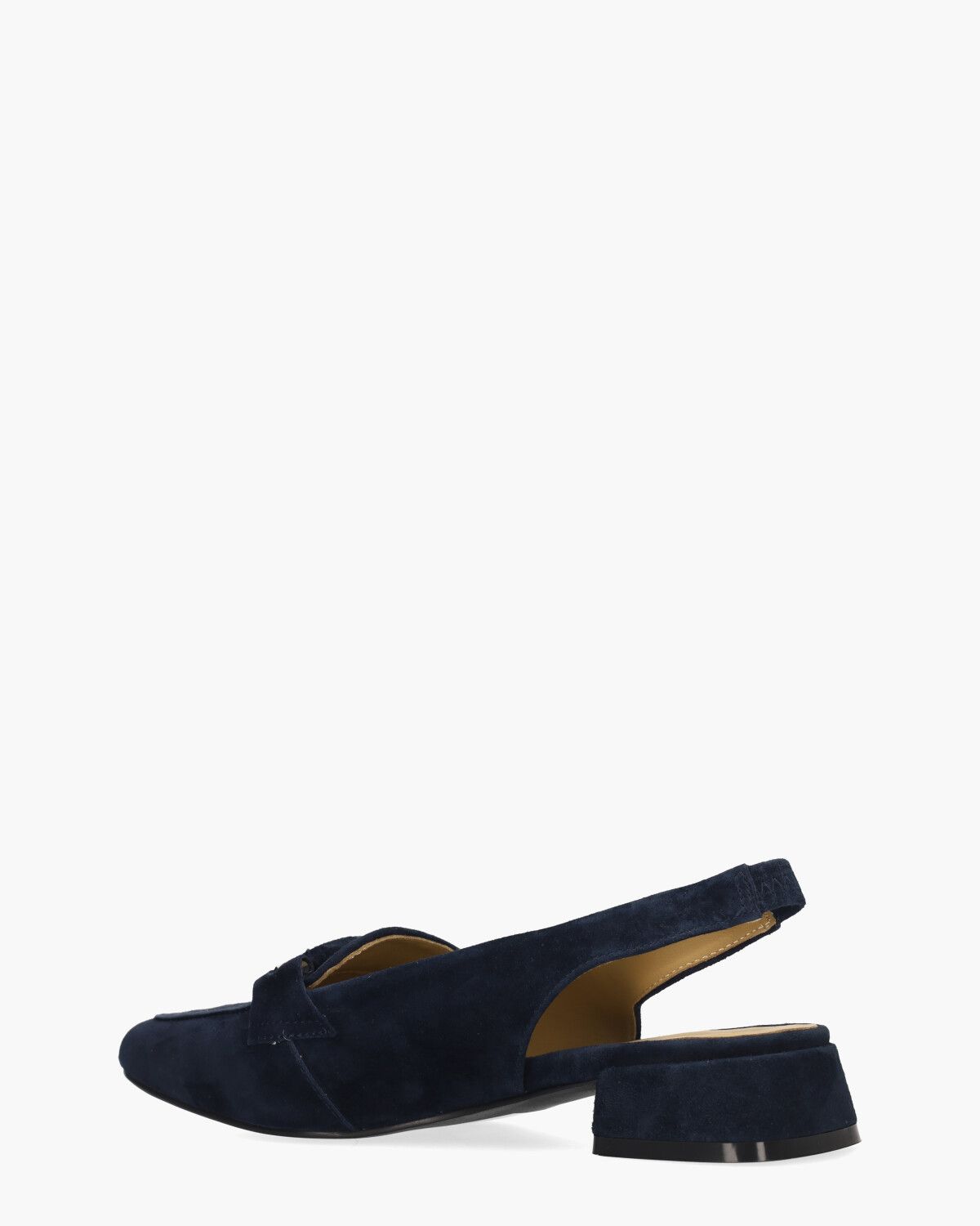 Wasima Donkerblauw Dames Slingbackloafers