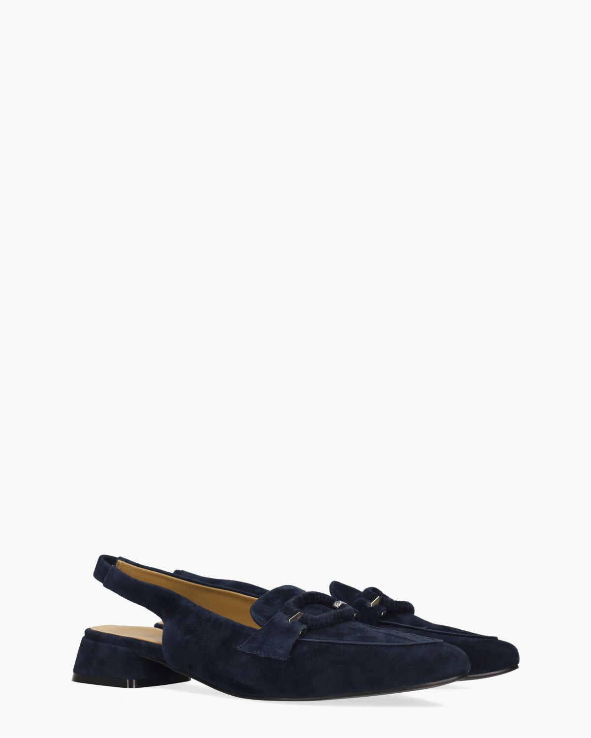 Wasima Donkerblauw Dames Slingbackloafers