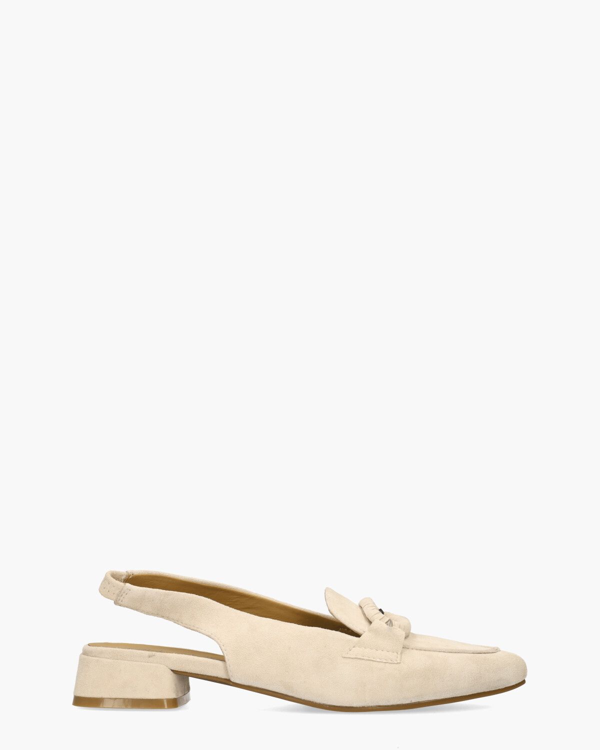 Wasima Off-White Dames Slingbackloafers