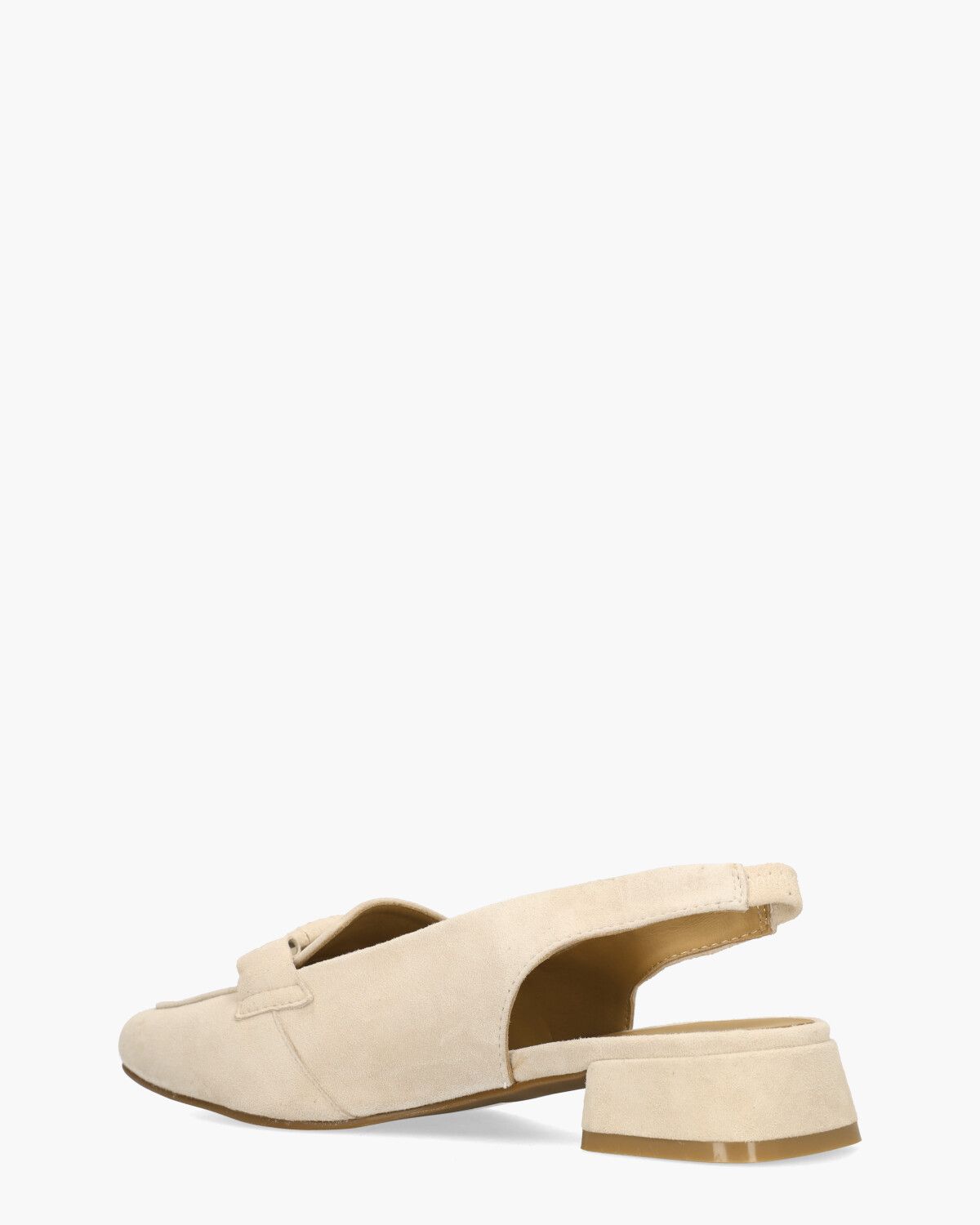 Wasima Off-White Dames Slingbackloafers