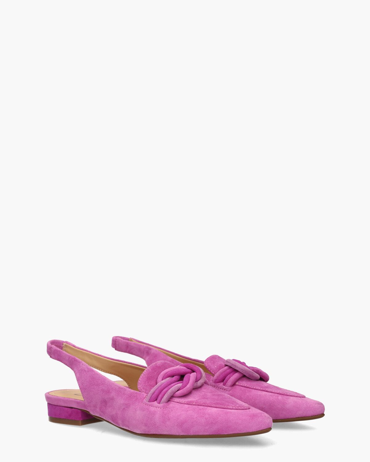 Teunice Roze Dames Slingbackloafers