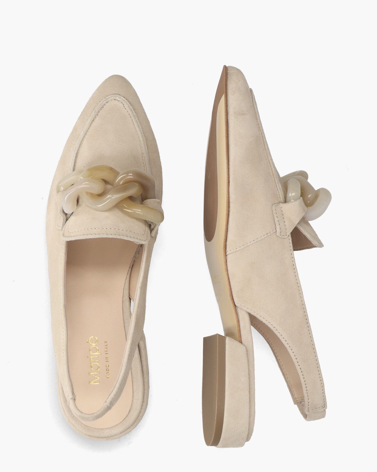 Odessa Ecru Dames Slingbackpumps