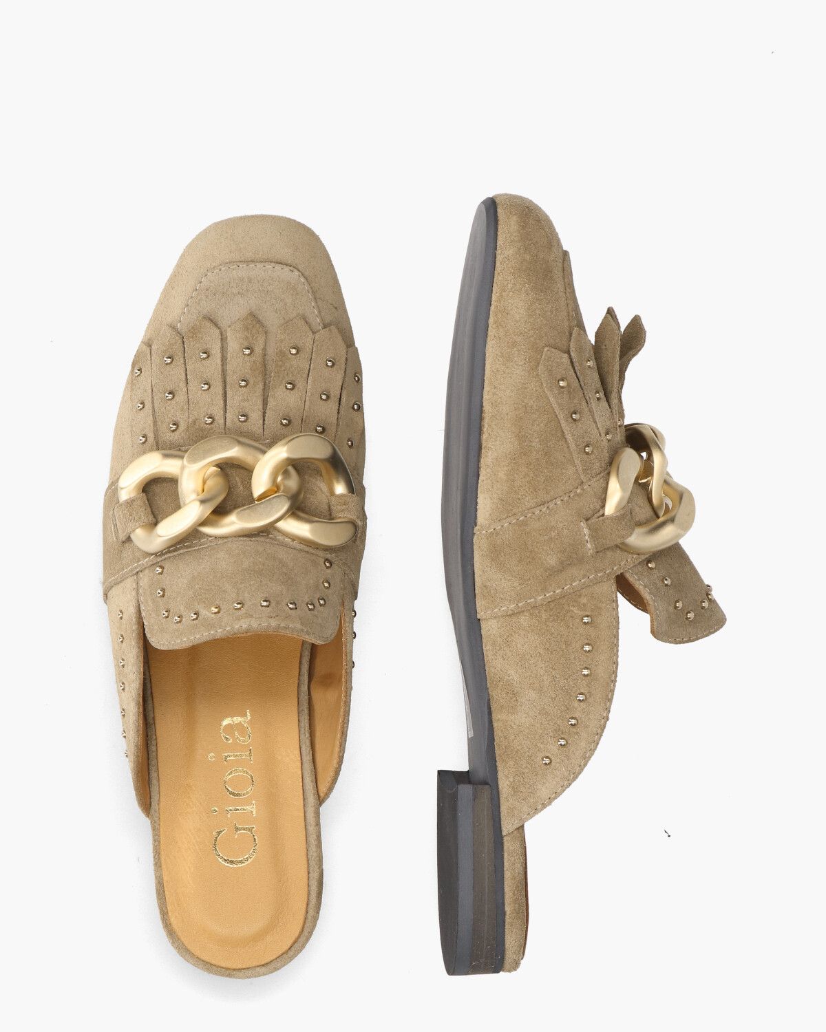 Wynne Taupe Damesloafers