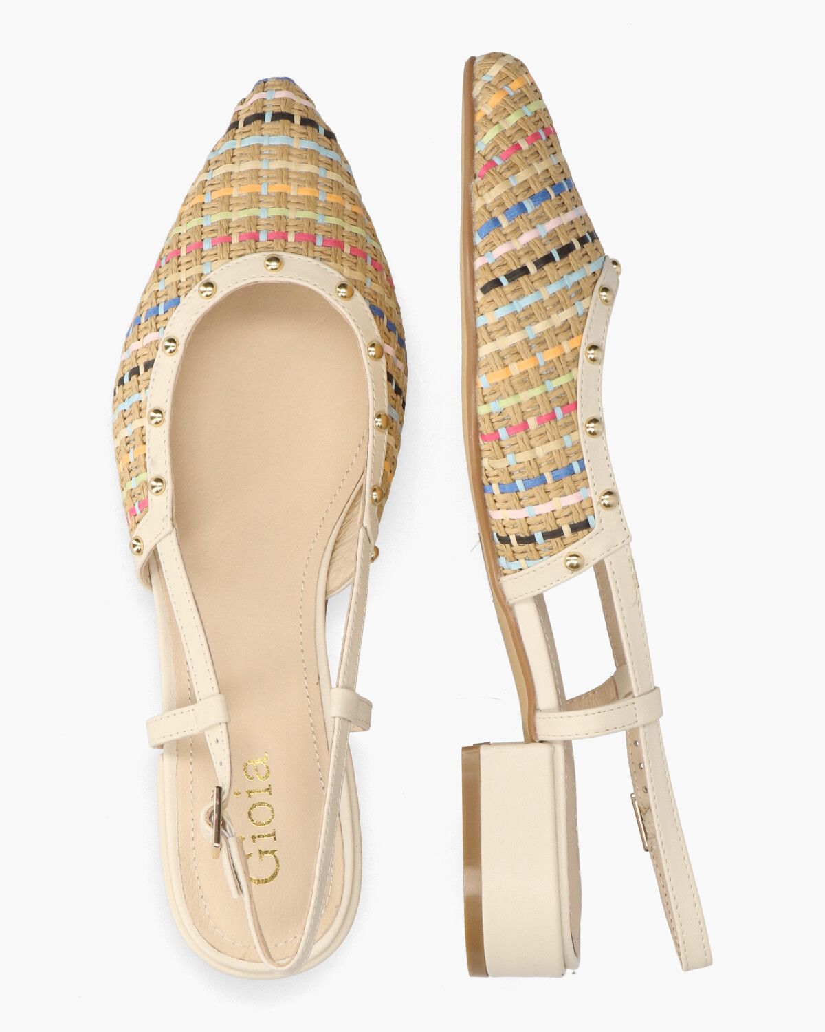 Wopke Multicolor Dames Slingbackpumps