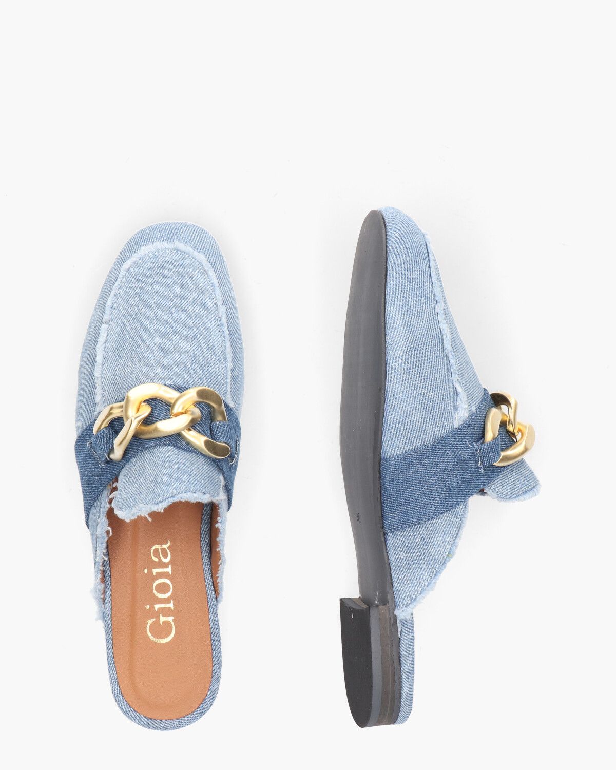 Tianna Jeansblauw Damesloafers