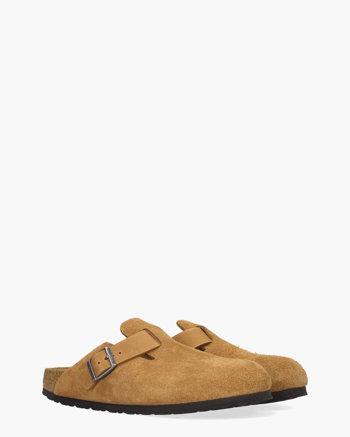 Boston Mixed Leather Cognac Herenslippers
