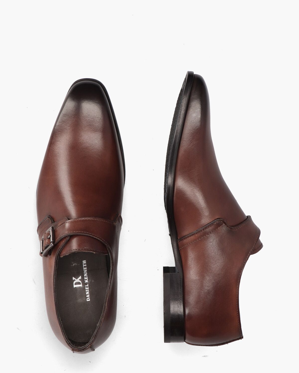 4606 Bruin Heren Gespschoenen