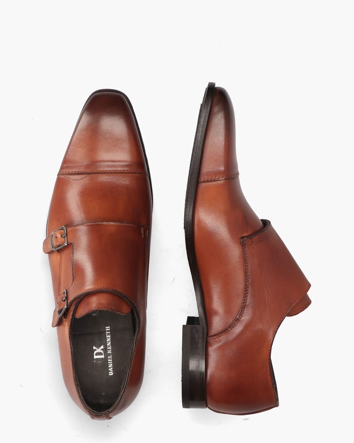 2639 Bruin Heren Gespschoenen