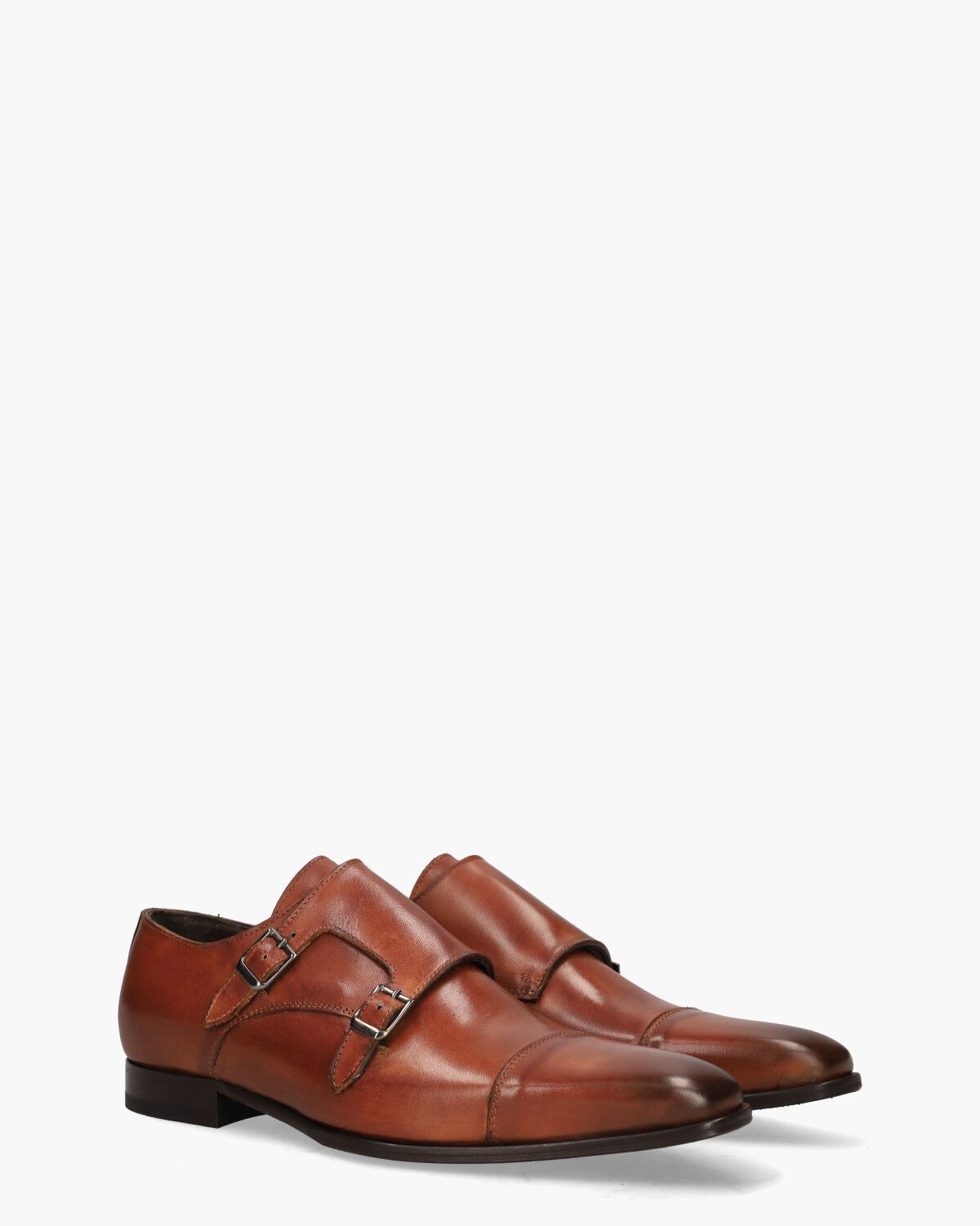 2639 Bruin Heren Gespschoenen