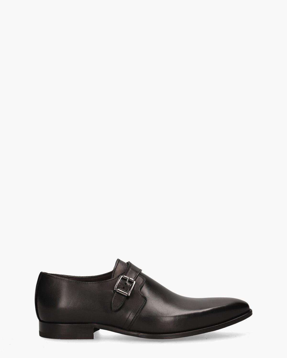 4606 Zwart Heren Gespschoenen
