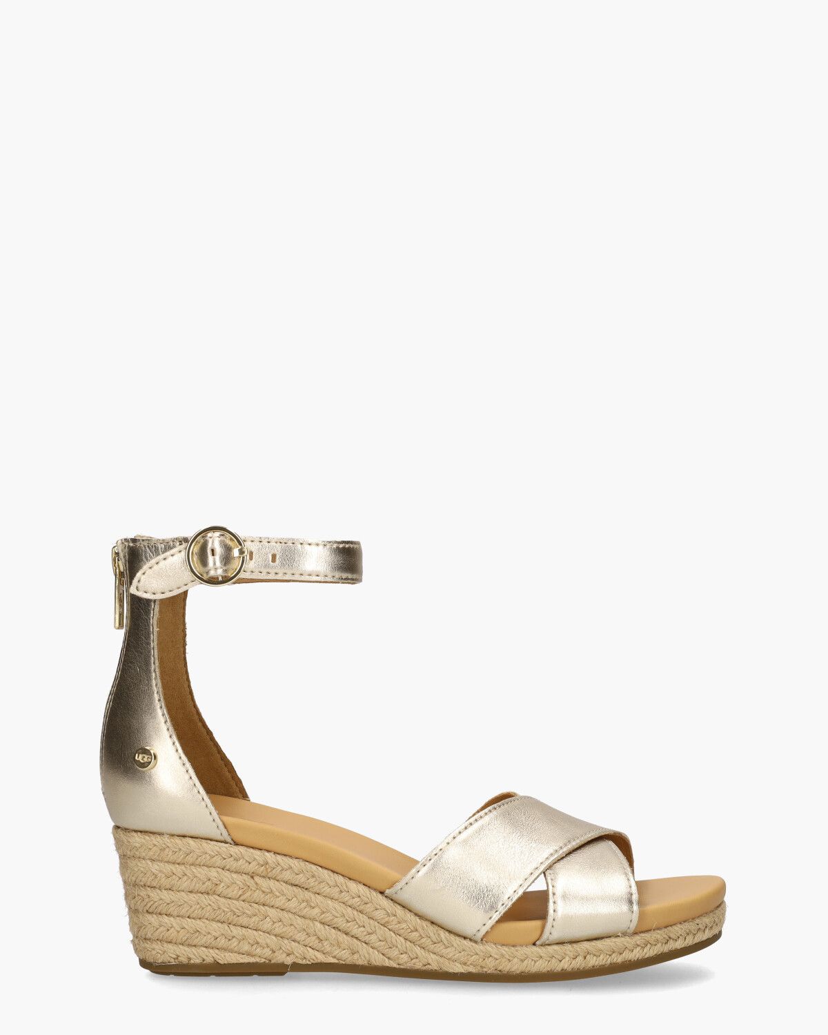 Eugenia Sandal Pale Gold Metallic Damessandalen