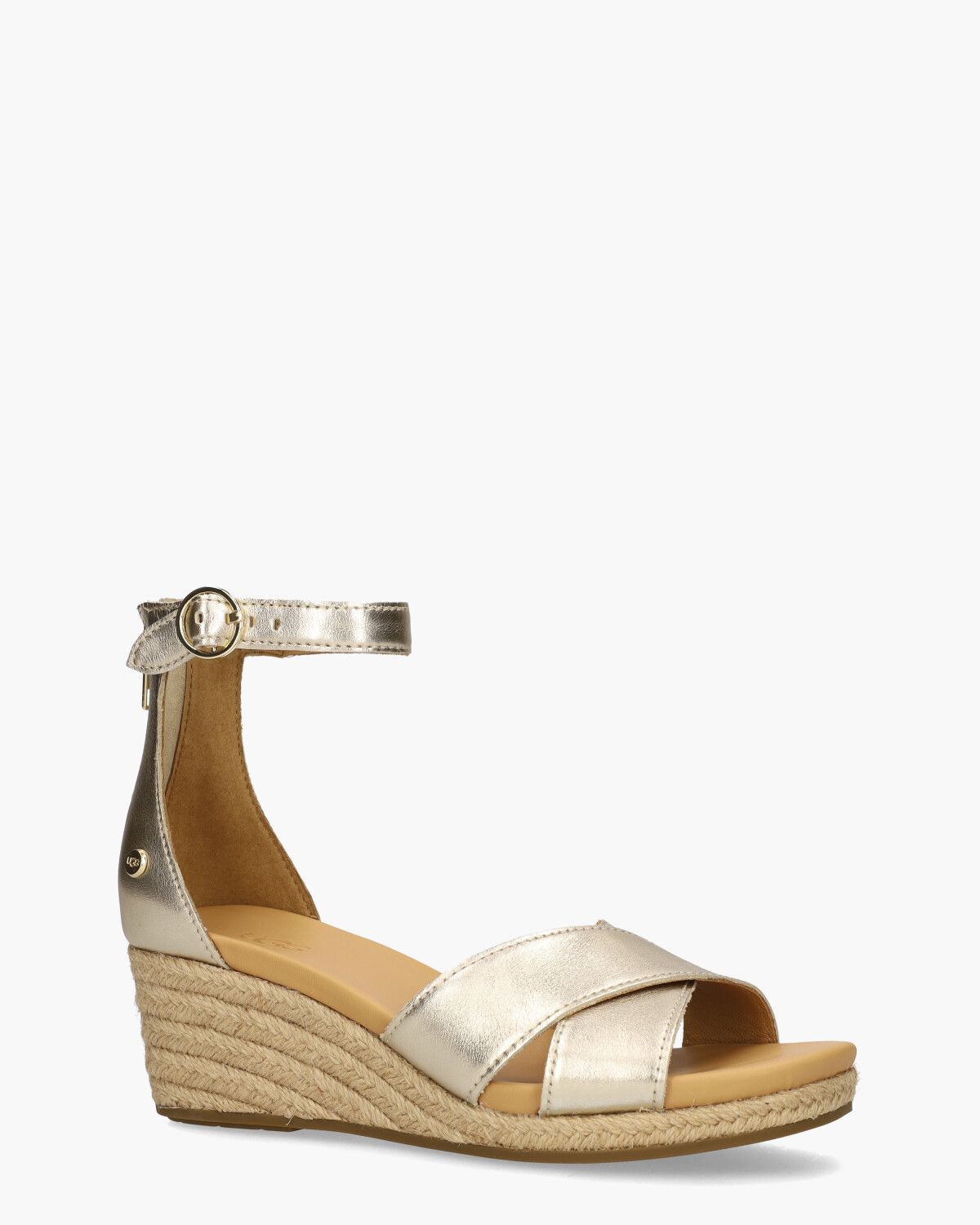 Eugenia Sandal Pale Gold Metallic Damessandalen