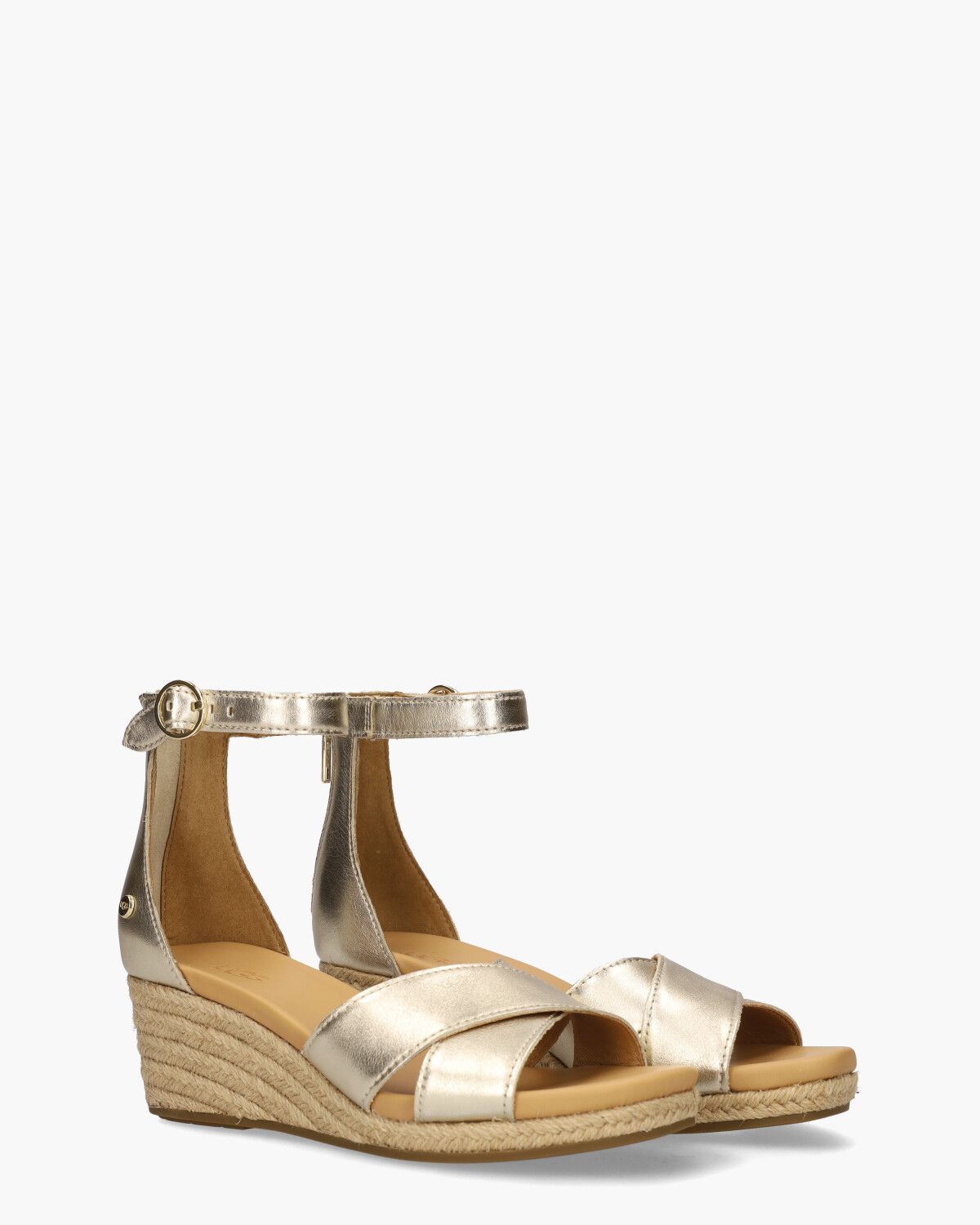 Eugenia Sandal Pale Gold Metallic Damessandalen