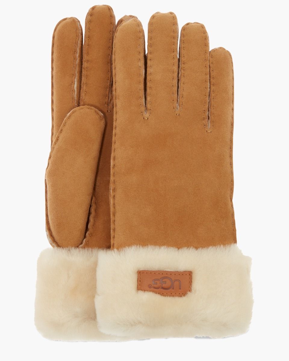 Turn Cuff Glove Cognac Dameshandschoenen