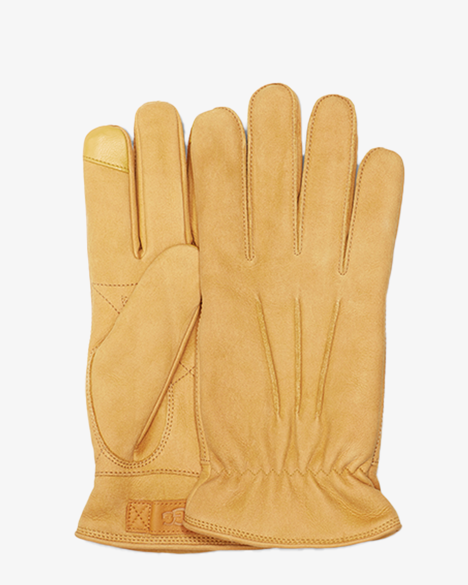 3 Point Leather Glove Chestnut Herenhandschoenen