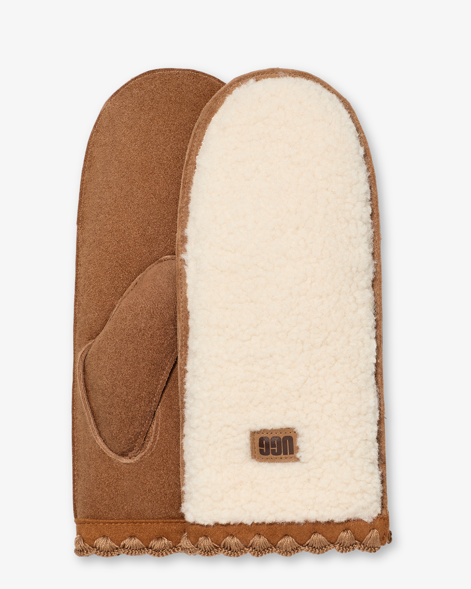 UGGfluff Scalloped Mitten Nimbus Dameshandschoenen