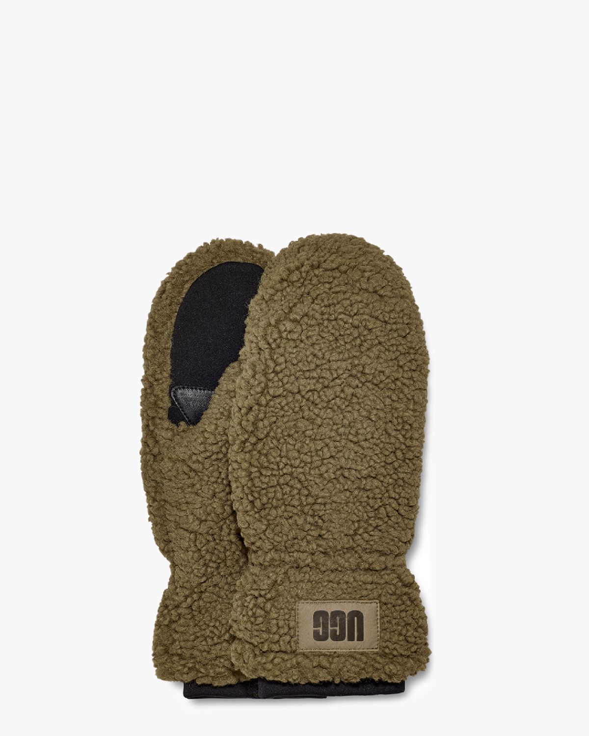 Sherpa Logo Mitten Groen Dameshandschoenen
