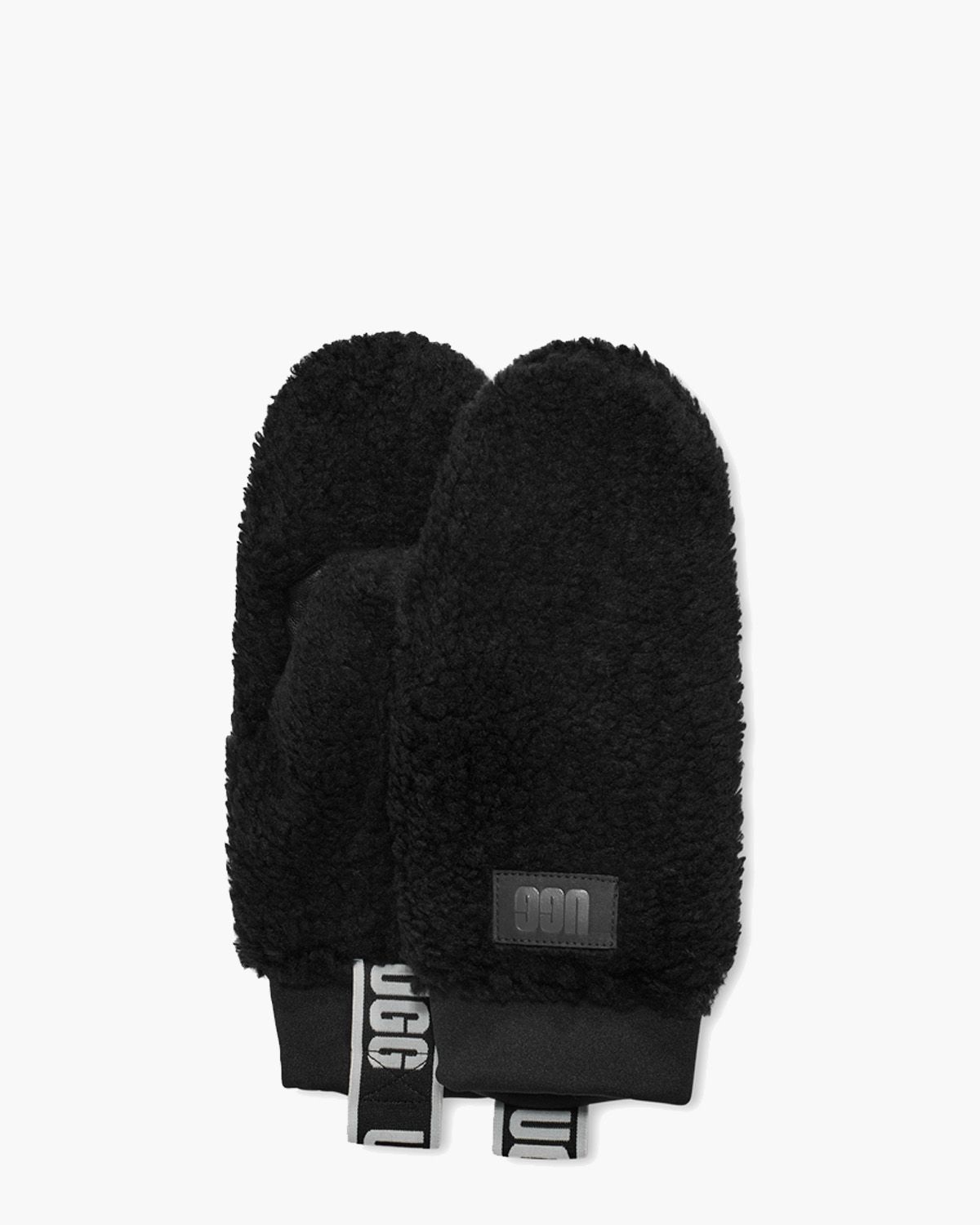 Sherpa Mitten Logo Tape Black Dameshandschoenen