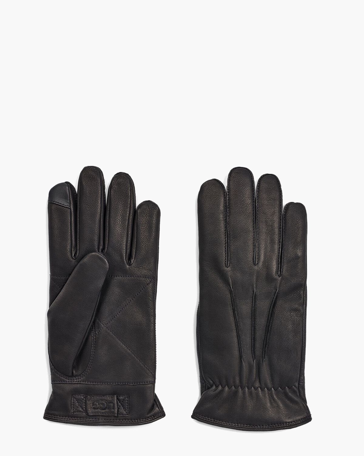 M 3 Point Leather Glove Zwart Herenhandschoenen