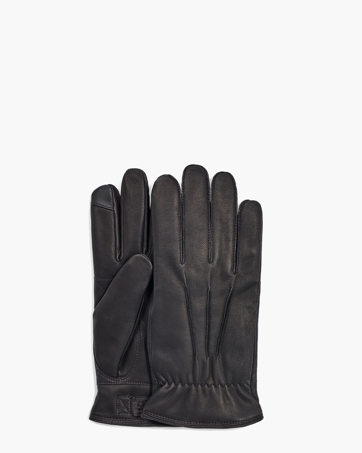 M 3 Point Leather Glove Zwart Herenhandschoenen