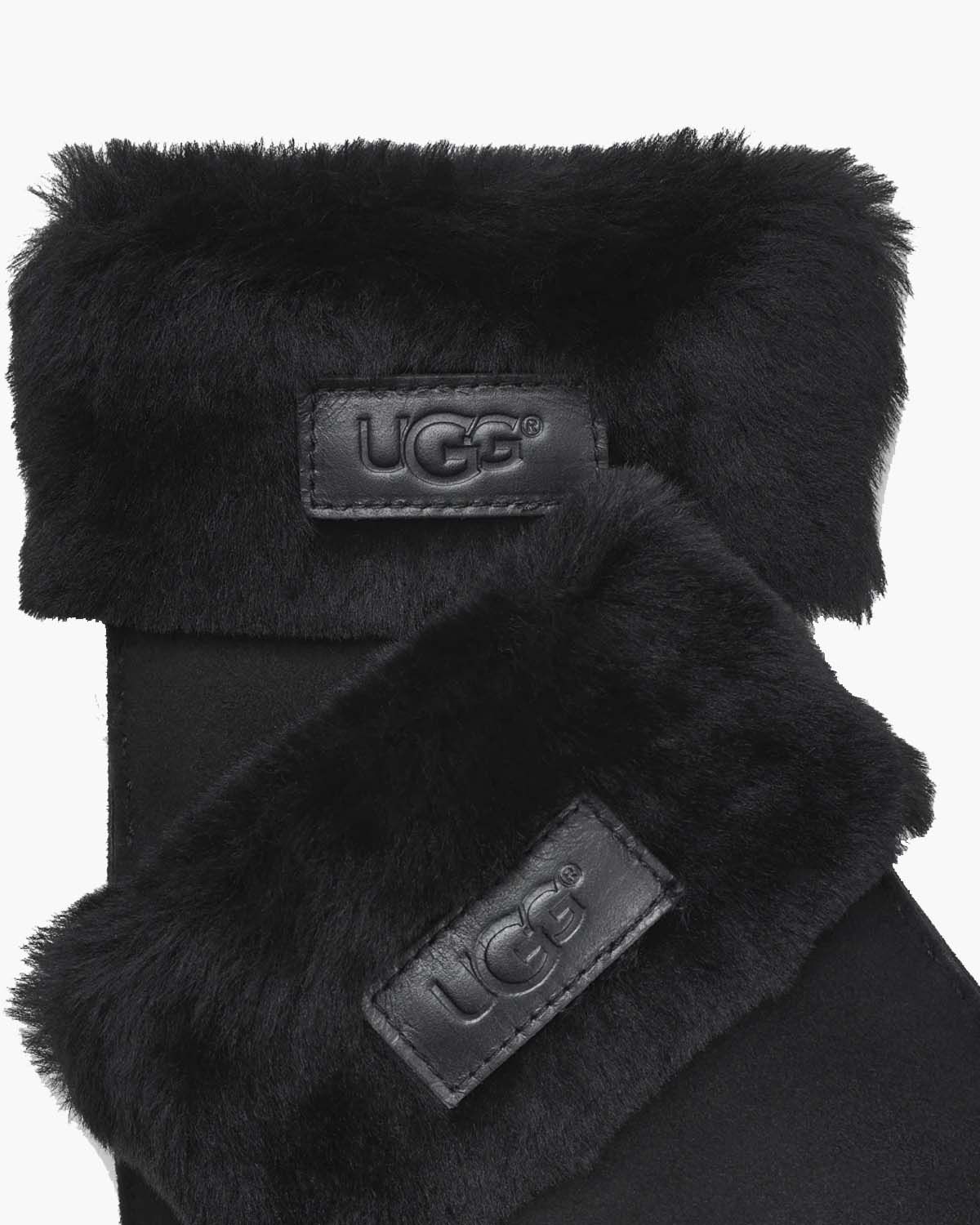 Turn Cuff Glove Black Dameshandschoenen