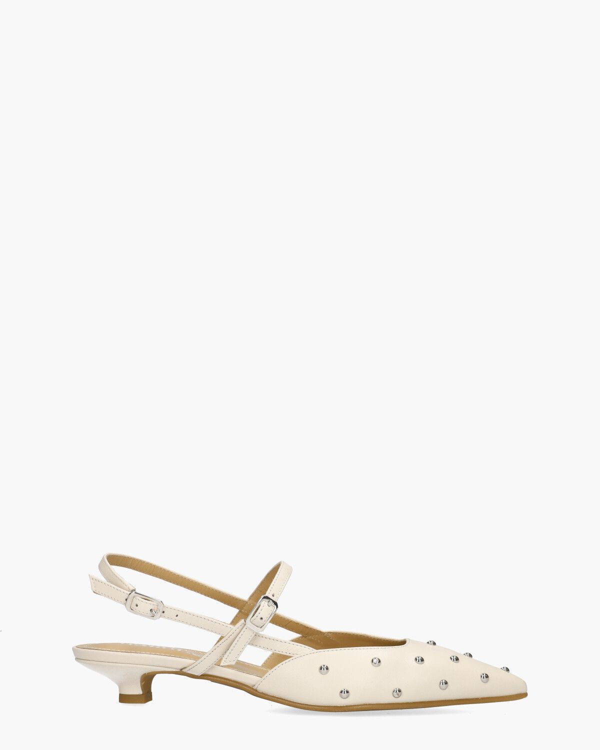 25E032 Off-White Dames Slingbackpumps