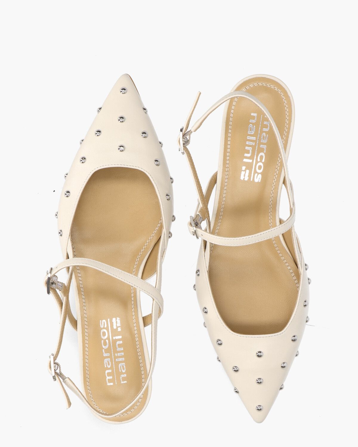 25E032 Off-White Dames Slingbackpumps