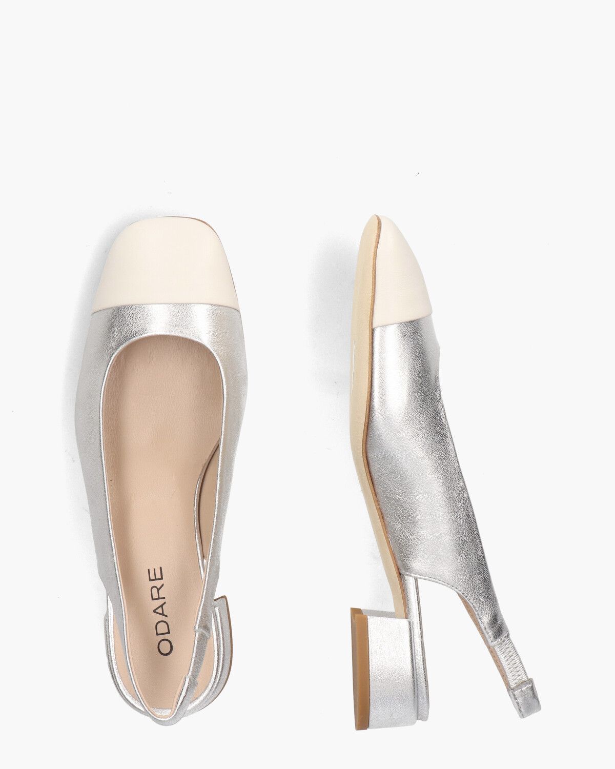 Girona Zilver Dames Slingbackloafers