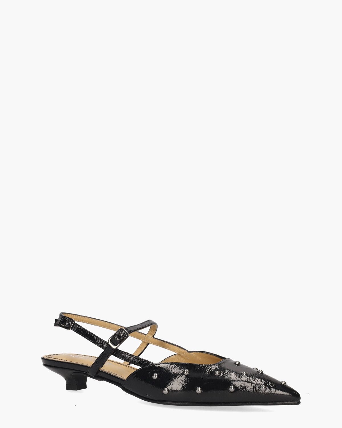 25E032 Zwart Dames Slingbackpumps