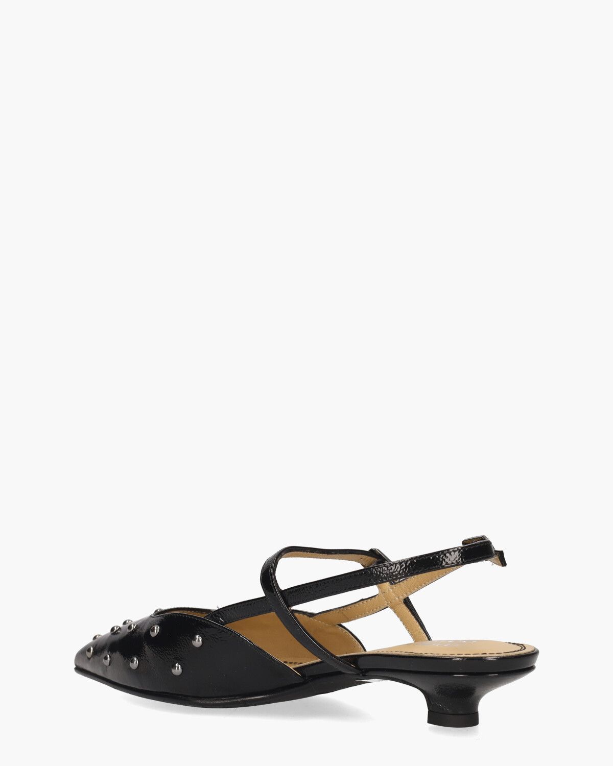 25E032 Zwart Dames Slingbackpumps