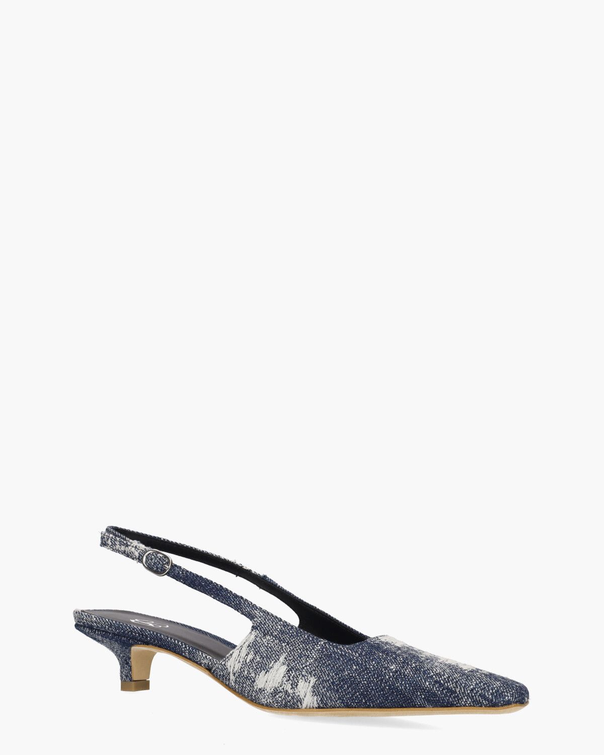Anna Jeansblauw Dames Slingbackpumps