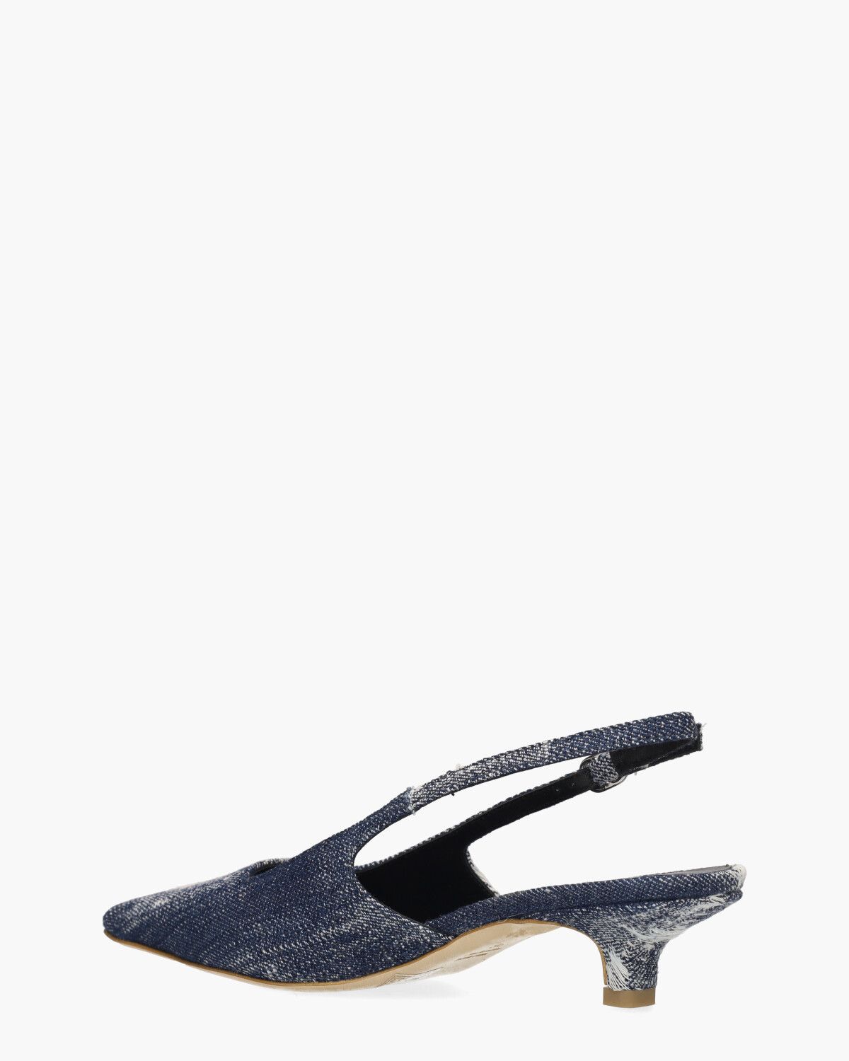 Anna Jeansblauw Dames Slingbackpumps