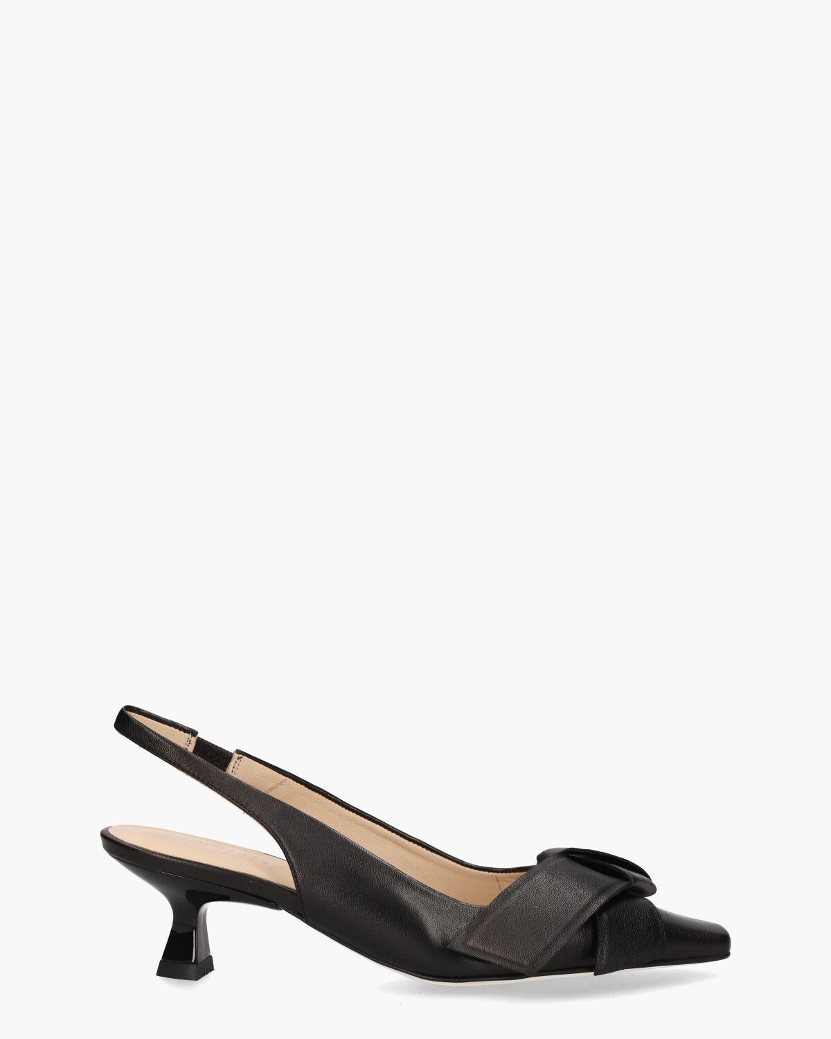 2222 Zwart Dames Slingbackpumps