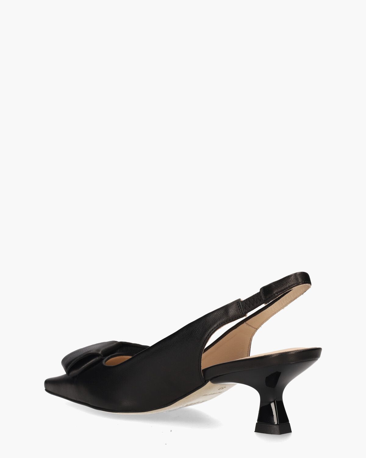 2222 Zwart Dames Slingbackpumps