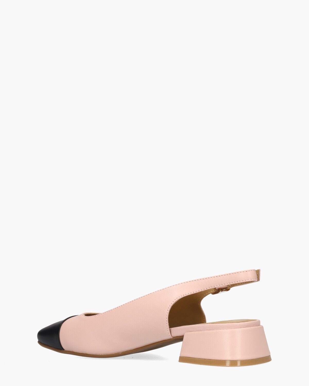 Wendelien Lichtroze/Zwart Dames Slingbackloafers
