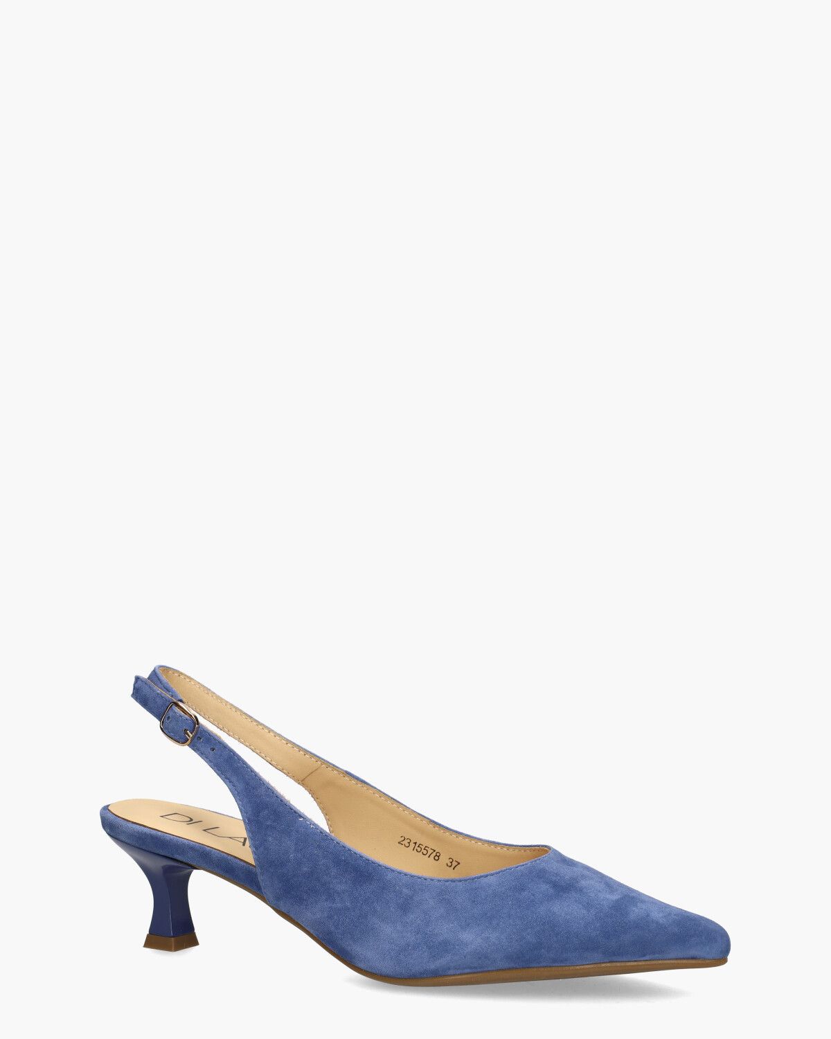 Rebecca Blauw Dames Slingbackpumps
