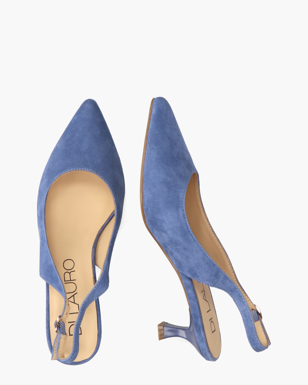 Rebecca Blauw Dames Slingbackpumps