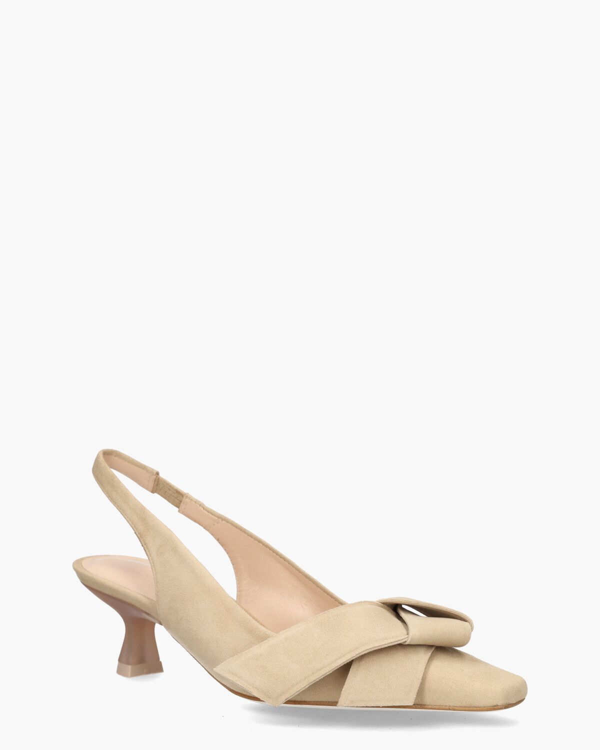 2222 Beige Dames Slingbackpumps