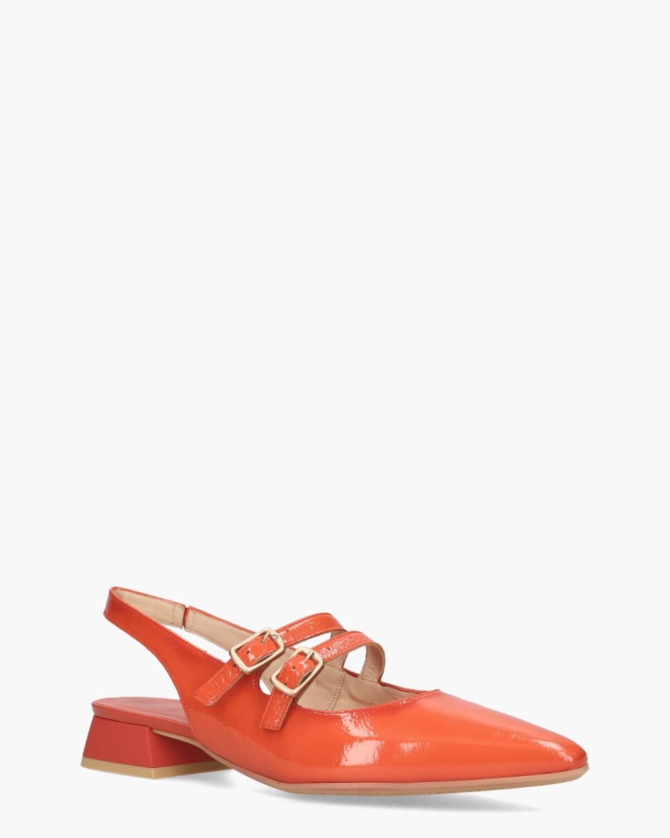 CHV243462 Rood Dames Slinbackloafers