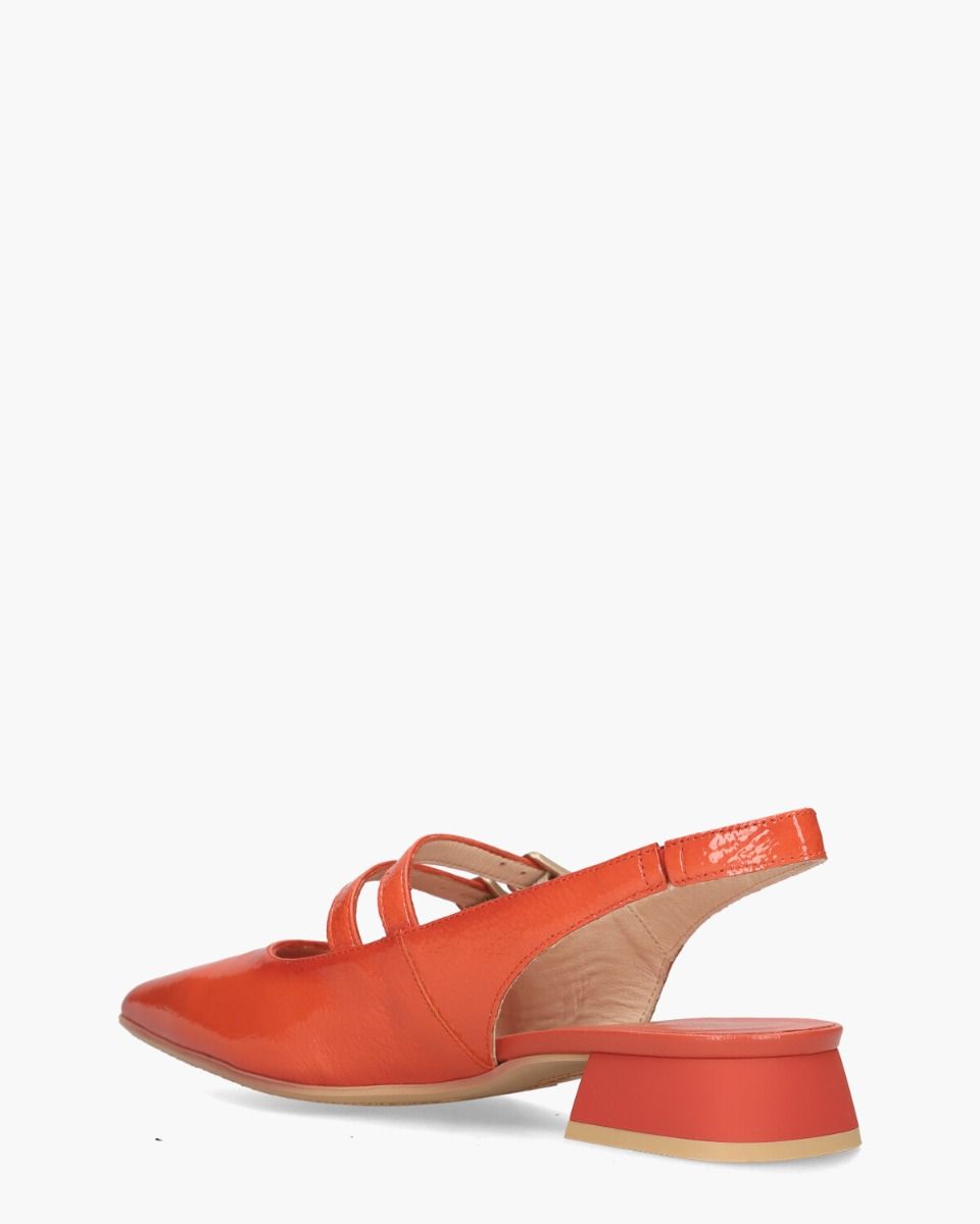 CHV243462 Rood Dames Slinbackloafers