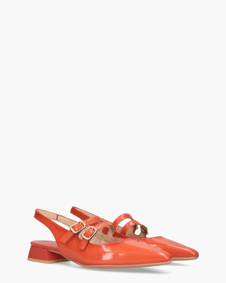 CHV243462 Rood Dames Slinbackloafers