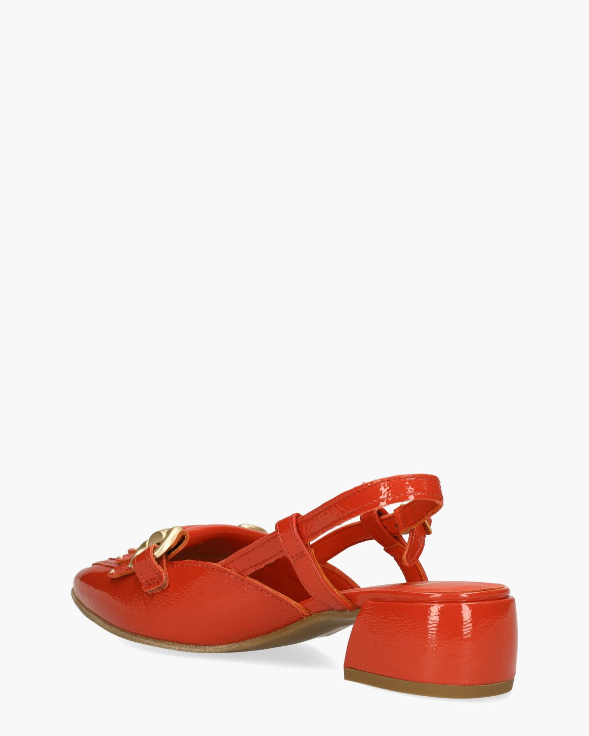 L72105 Rood Dames Slingbackloafers