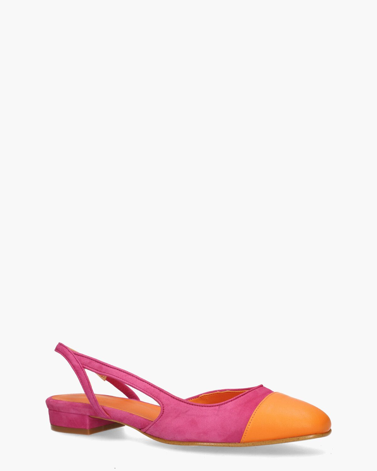 Luisa Roze/Oranje Damesloafers