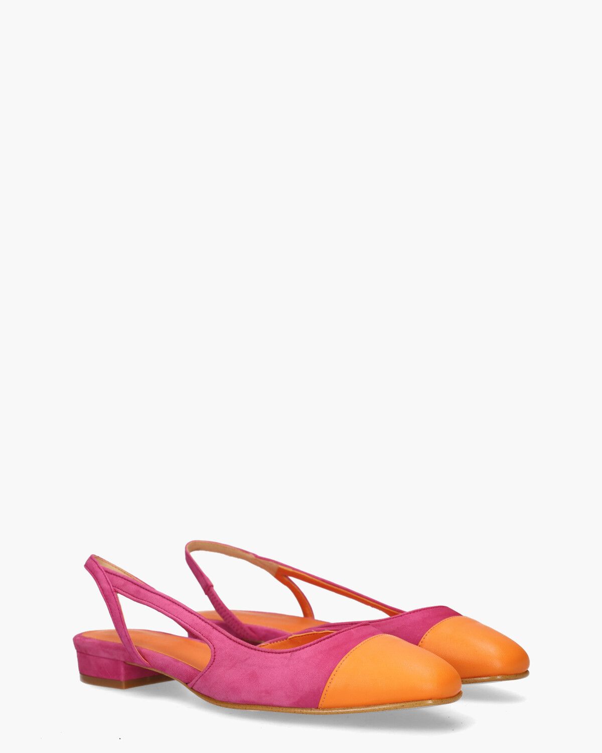 Luisa Roze/Oranje Damesloafers