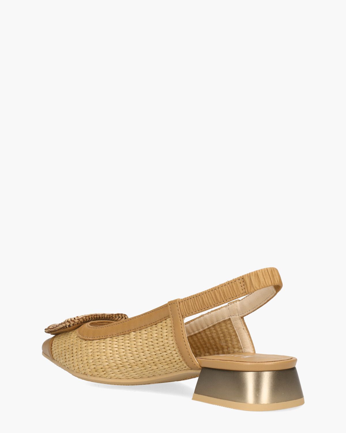 RHV254046 Naturel/Cognac Dames Slingbackpumps