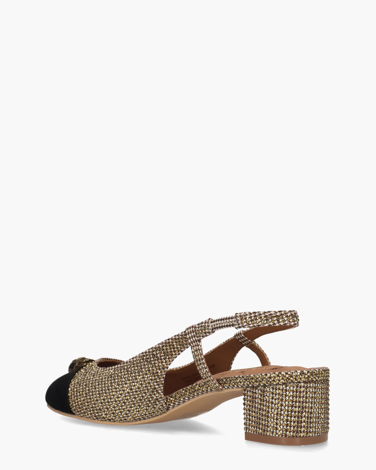 Sloane Slingback Heel Bruin/Zwart Dames Slingbackpumps