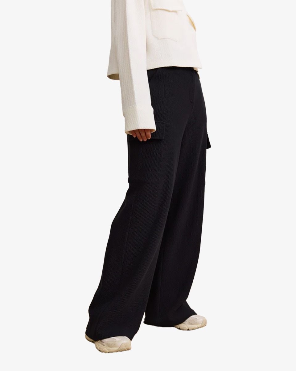Moon Classic Cargo Pants Zwart Dames Cargobroek